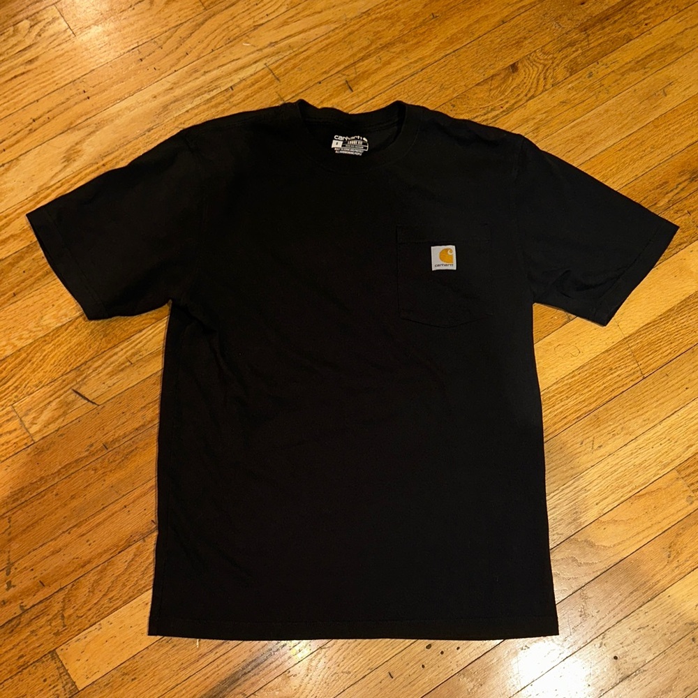 🫐3/$25 SALE - Carhartt Men's Classic Black Tee with Pocket